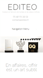 Mobile Screenshot of editeo.fr